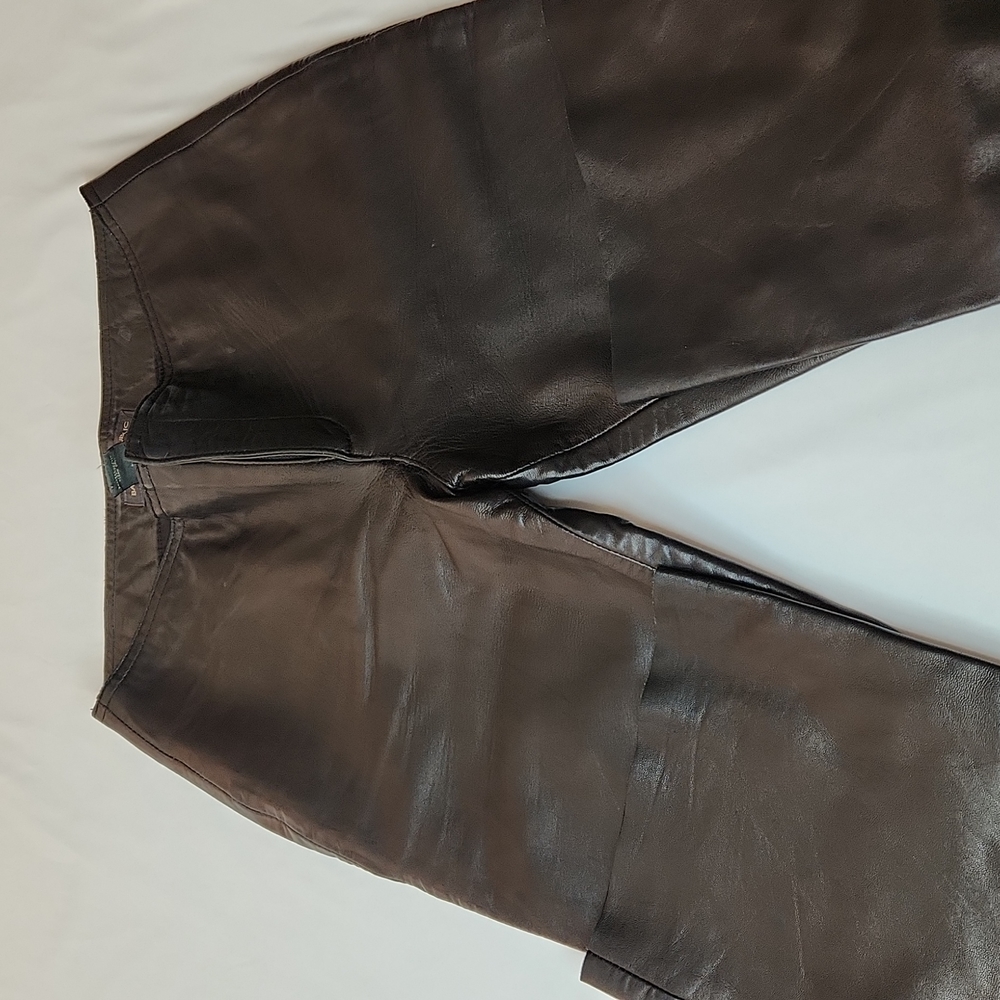 *Vintage* Banana Republic Genuine Leather Pants, Black, 0